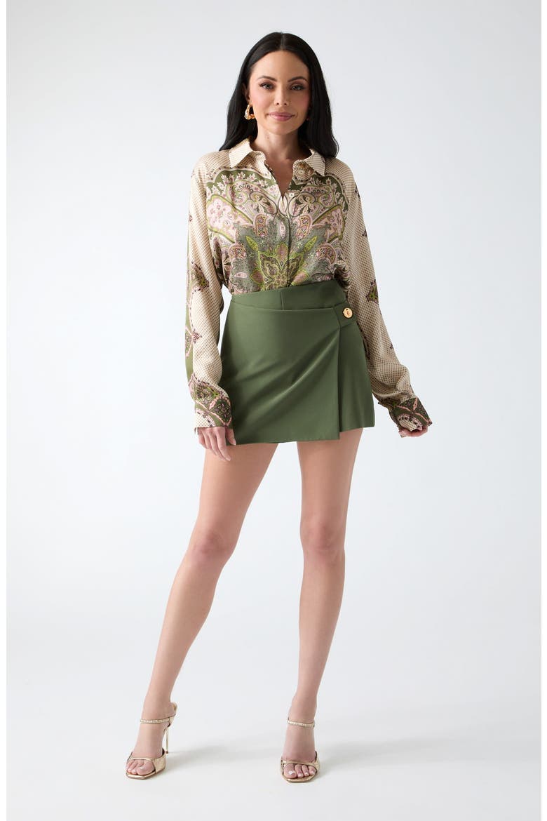 Carmen Skort, Alternate, color, DARK GREEN