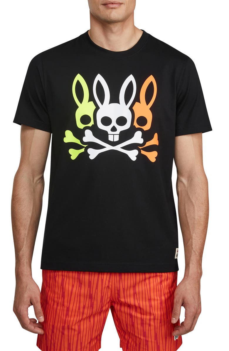 Psycho Bunny Lowick Logo Graphic Tee, Main, color, 