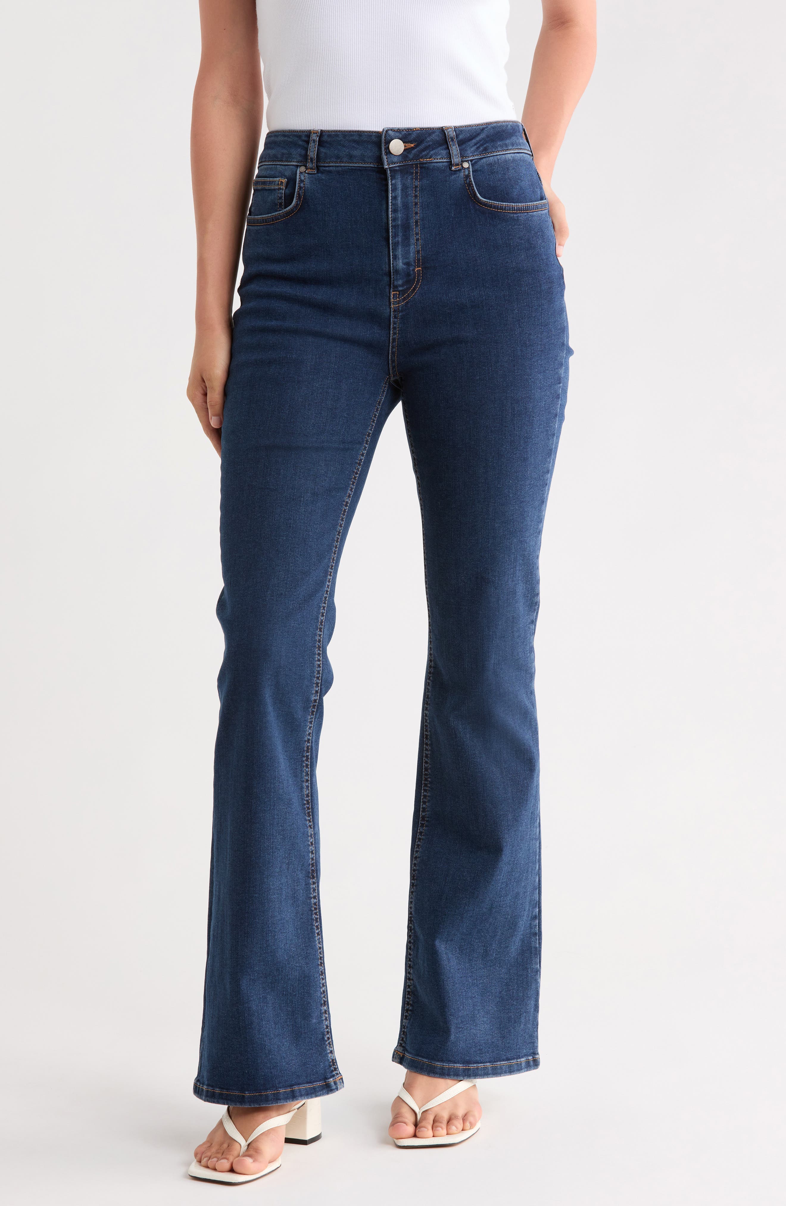 Cora High Waist Flare Leg Jeans