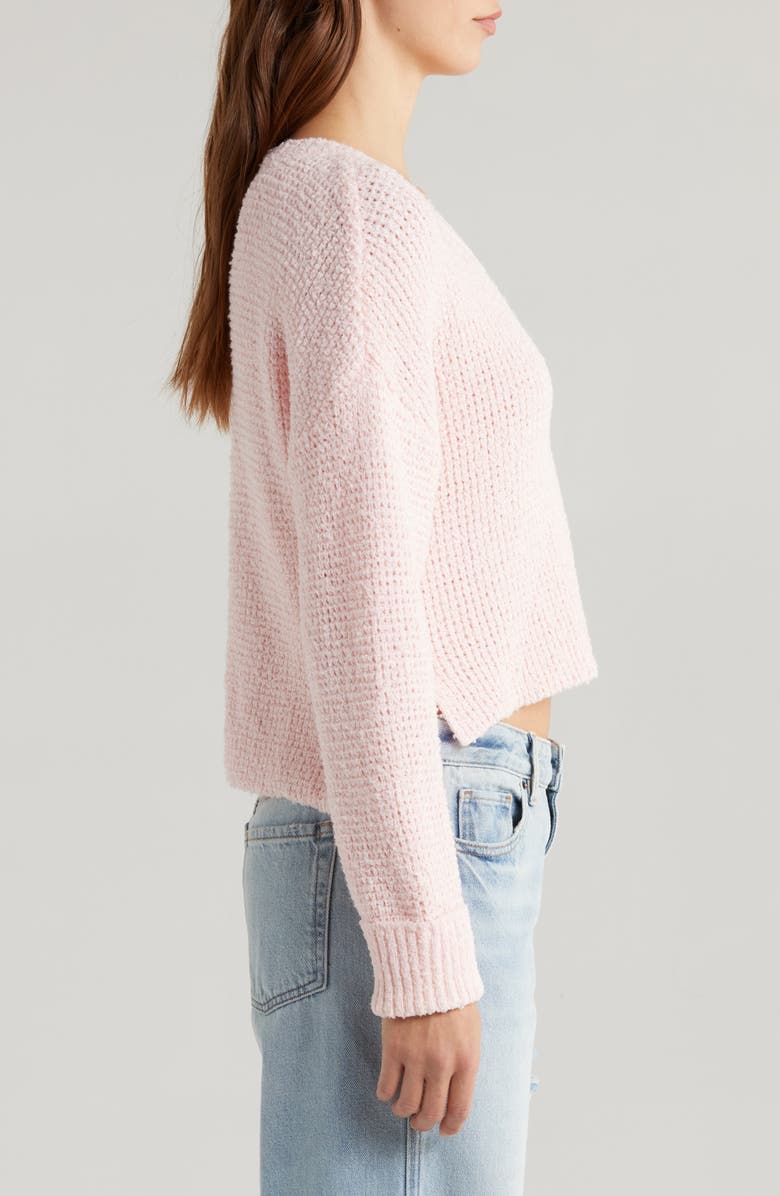 PacSun Renata V-Neck Sweater, Alternate, color, Pink Dogwood