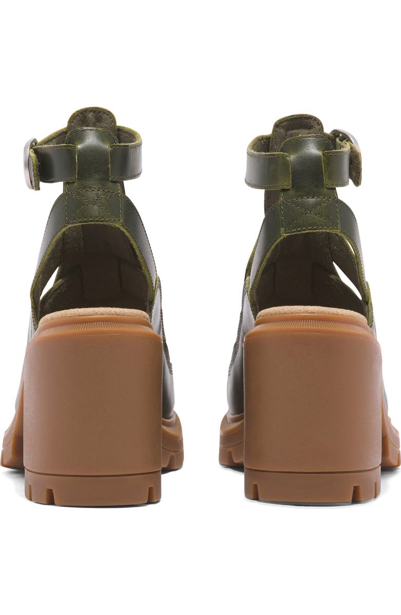 Timberland Allington Heights Platform Fisherman Sandal, Alternate, color, Dark Green Fern Grain