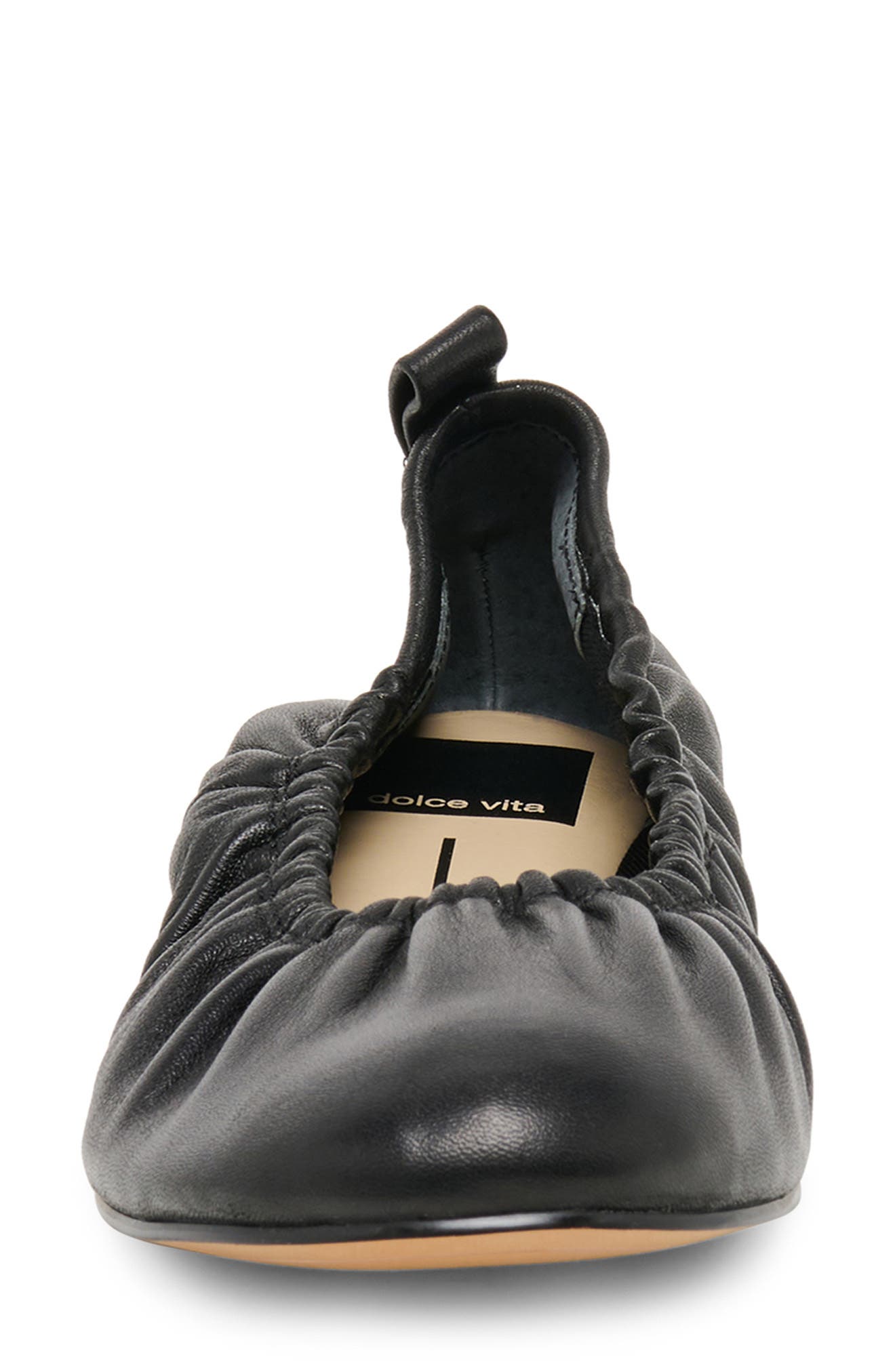 Dolce Vita Conrad Ballet Flat, Alternate, color, Black Leather