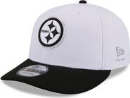 New Era Men's New Era  White/Black Pittsburgh Steelers 2026 NFL Draft Pre-Curved 9FIFTY Snapback Hat
