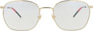 Gucci GG0681S 56mm Clear Square Sunglasses