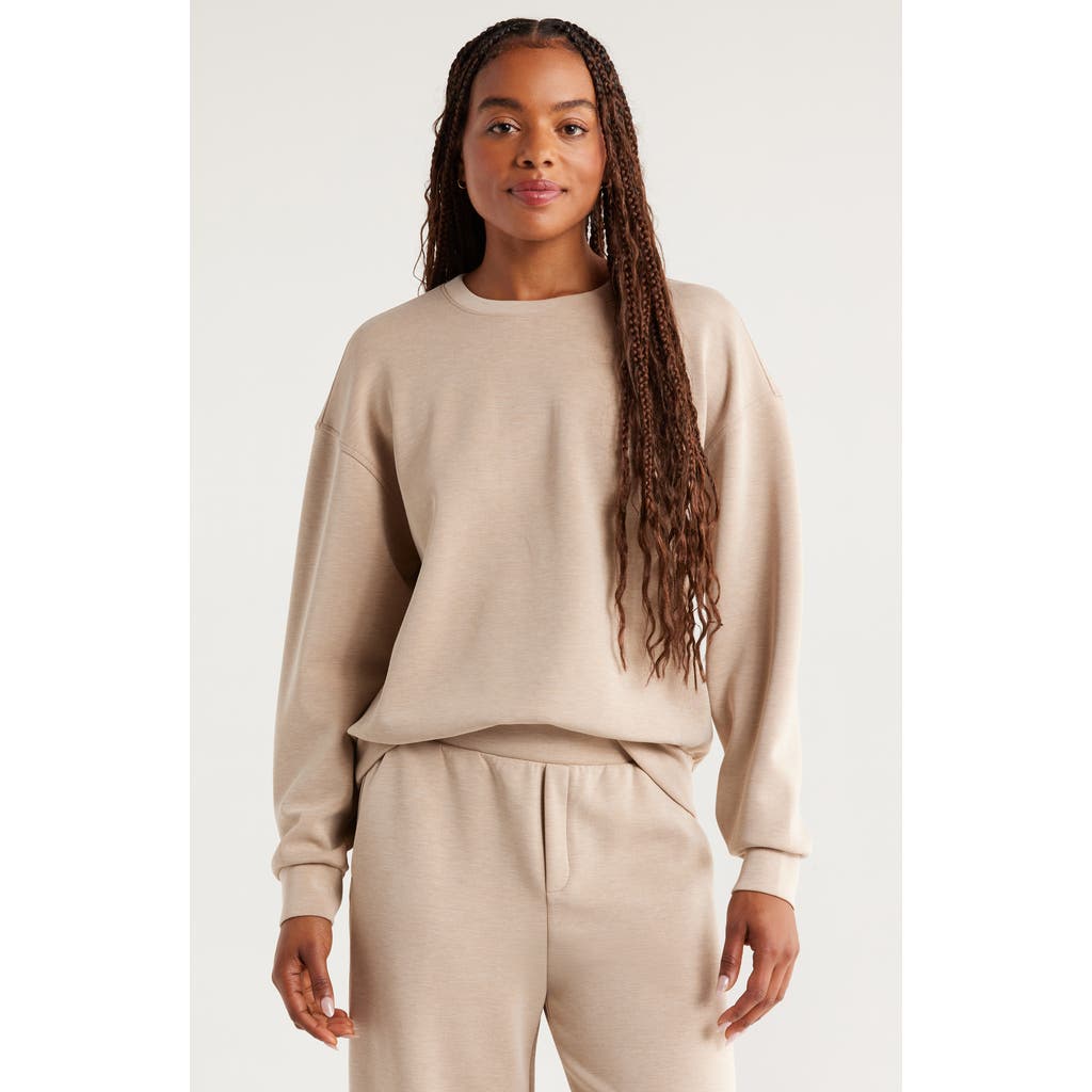 Zella Boxy Ultrasoft Scuba Knit Sweatshirt