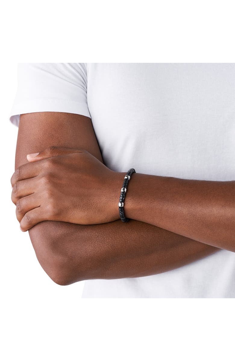 DIESEL<sup>®</sup> Agate Bead Sliding Knot Bracelet, Alternate, color, 