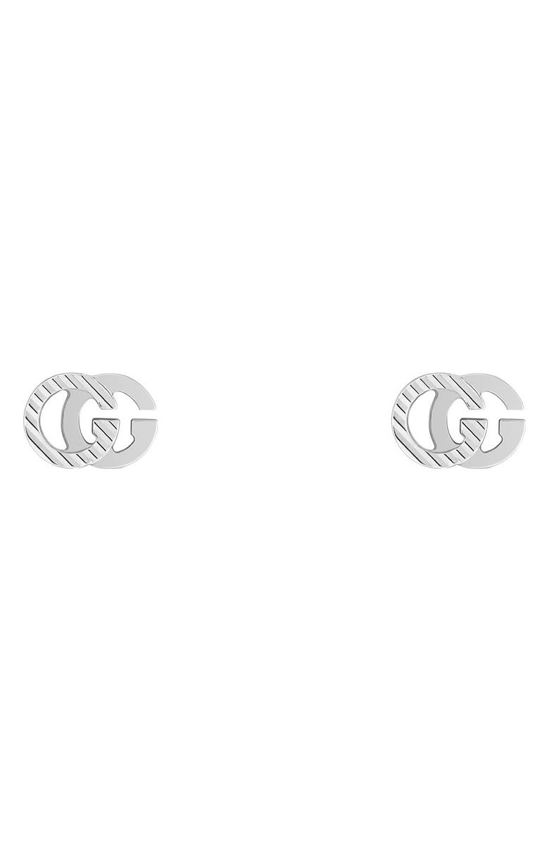 Gucci Running G Stud Earrings, Main, color,