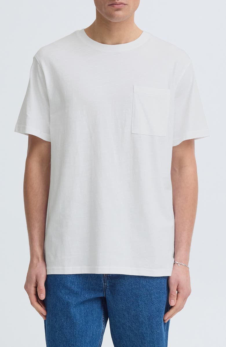 !SOLID Durant Solid Cotton Pocket T-Shirt, Main, color, White