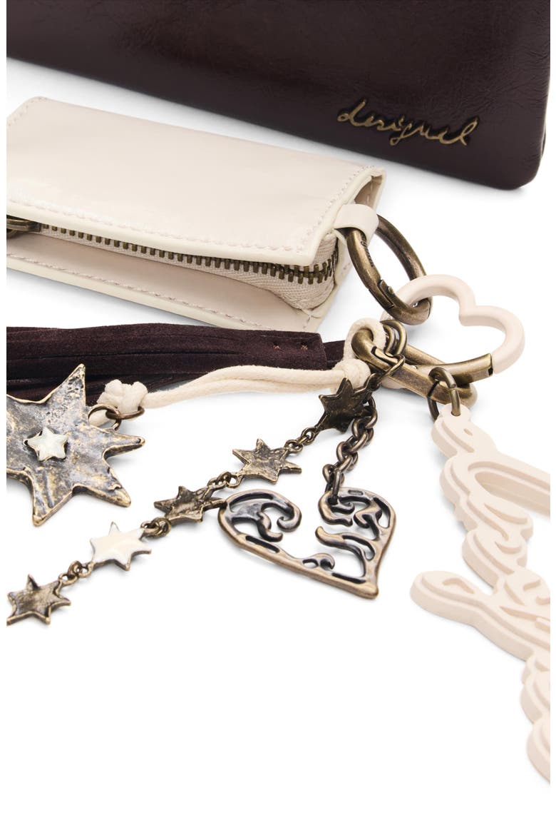 Small Charms Purse, Alternate, color, DARK BROWN