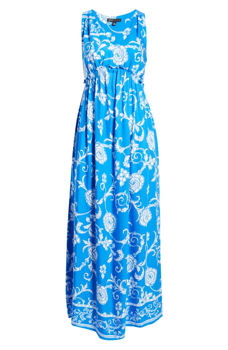 GIBSONLOOK x Hi Sugarplum! Amalfi Border Maxi Dress, Alternate, color,