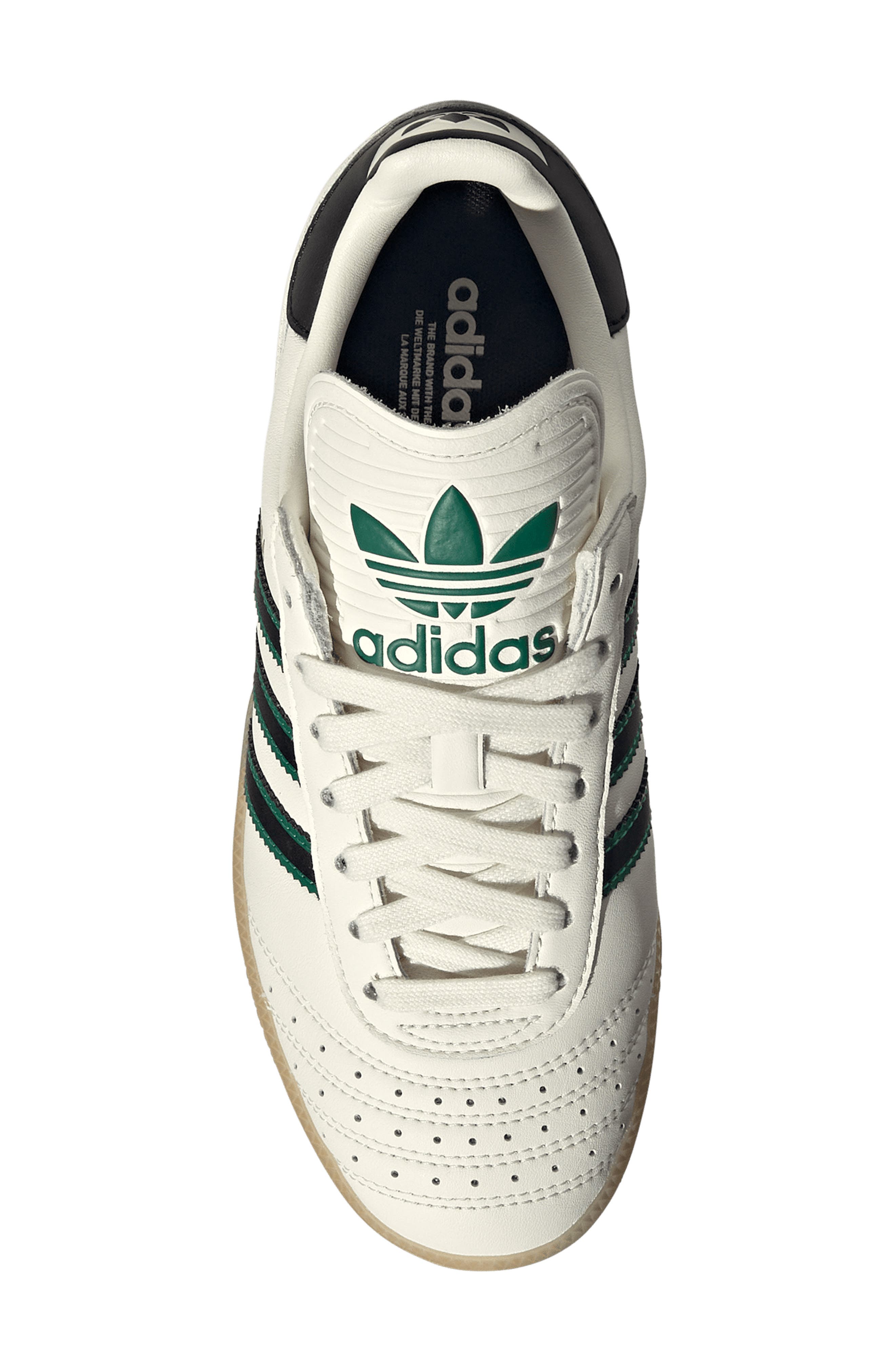 adidas Kids
 Samba JP Sneaker, Alternate, color, Off White/ Core Black/ Gum