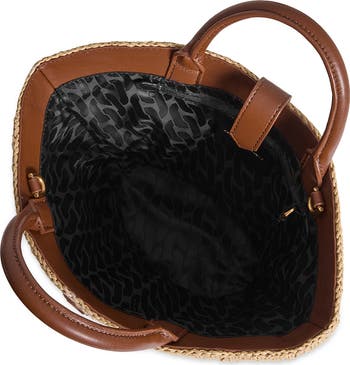 Mini Megan Woven Fan Tote