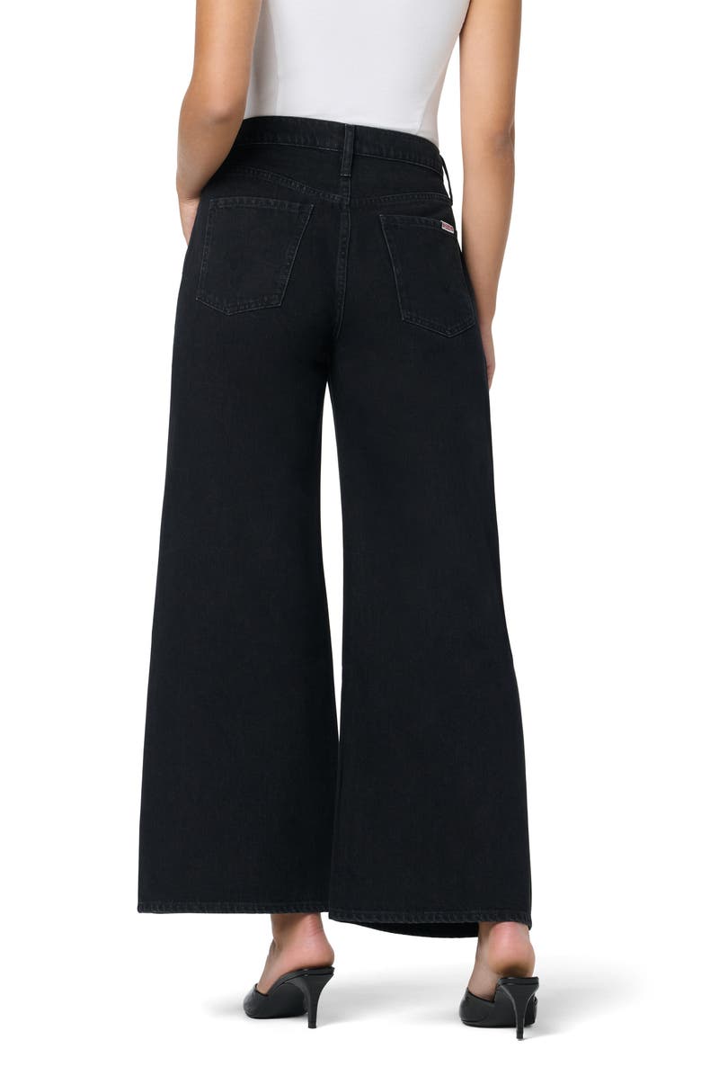 Hudson Jeans Jolene Crystal Embellished High Waist Wide Leg Jeans, Alternate, color, Errico Crystal