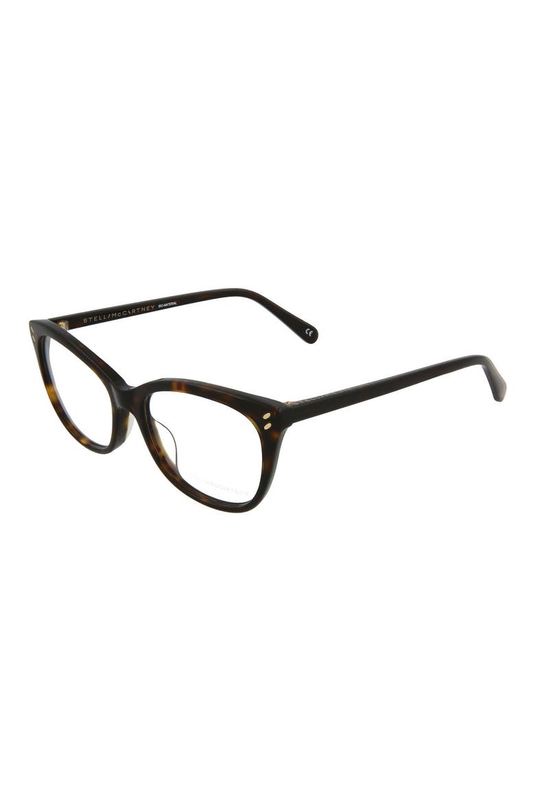 50mm Cat Eye Optical Frames, Alternate, color, HAVANA HAVANA TRANSPARENT/ TRN