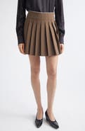 MM6 Maison Margiela Pleated Miniskirt