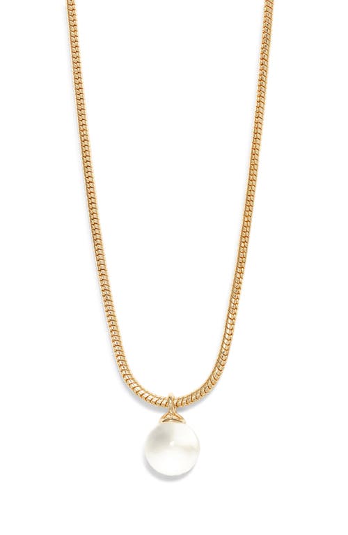 Shop Nordstrom Orb Pendant Snake Chain Necklace