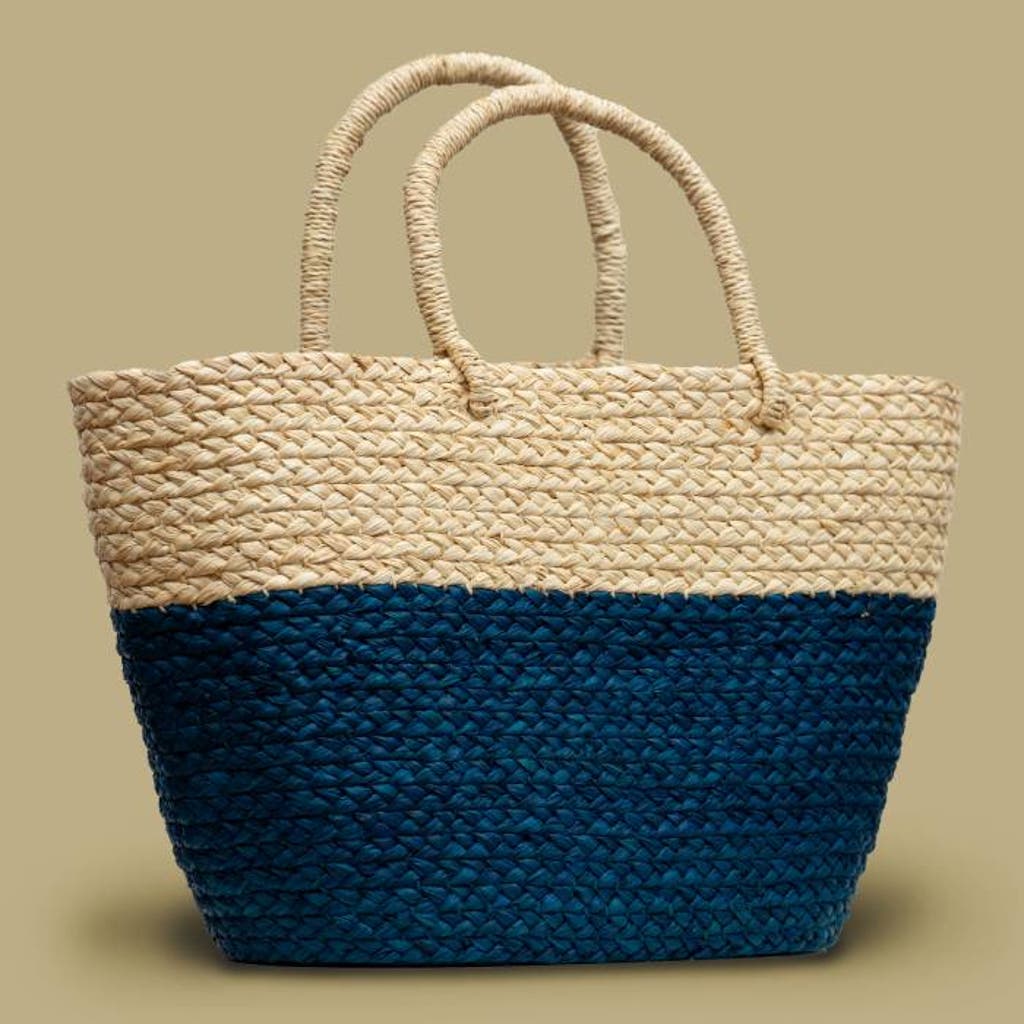 indego africa Ruru Tote in Blue at Nordstrom, Size Large