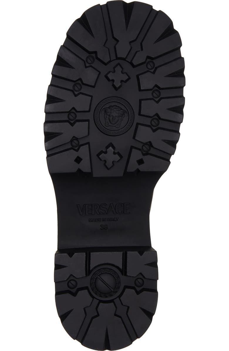 Versace Medusa Medallion Chelsea Boot, Alternate, color,