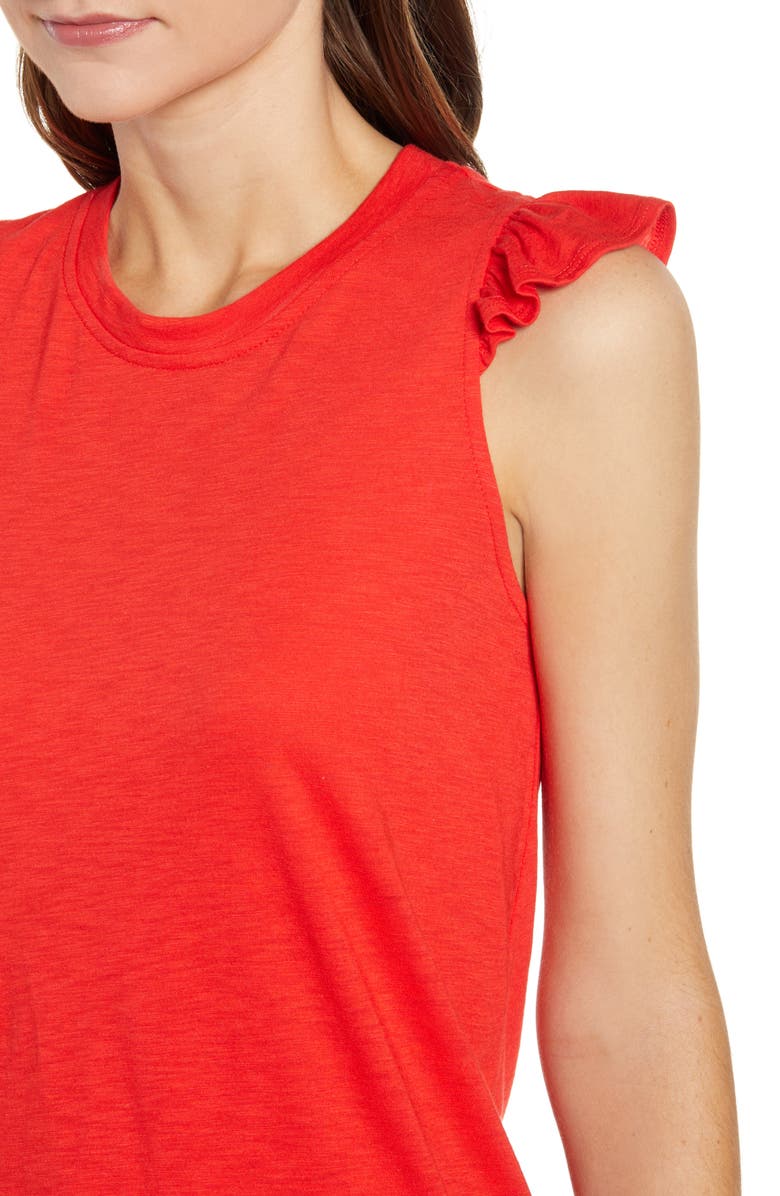 GIBSONLOOK Gibson x Hi Sugarplum! Bonita Ruffled Tank, Alternate, color, 