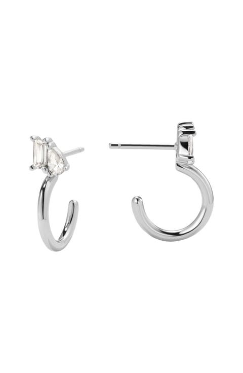 Toi et Moi Hoop Earrings