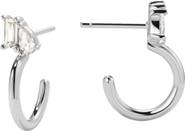 MADE BY MARY Toi et Moi Hoop Earrings
