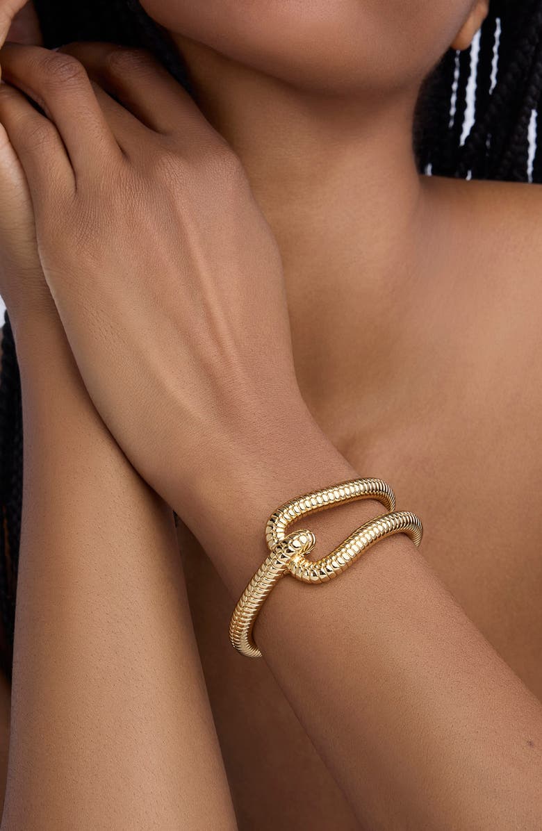 Jennifer Fisher Madison Avenue Cuff Bracelet, Alternate, color, Yellow Gold