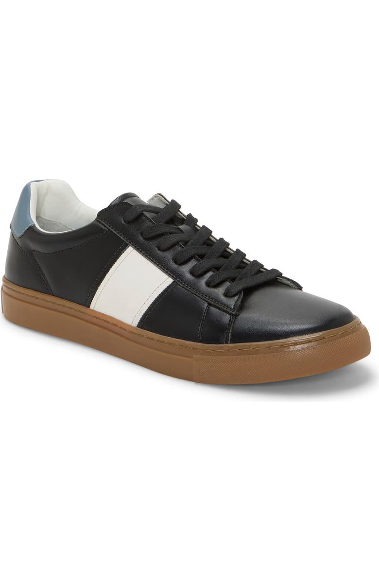 Vince Camuto Eirik Low Top Sneaker, Main, color, Black/ Off White