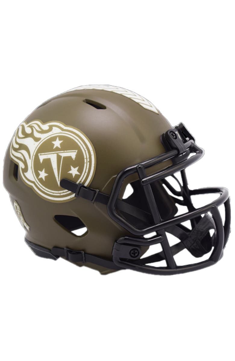 RIDDELL Tennessee Titans NFL Salute to Service Riddell Speed Mini Helmet, Main, color, Multi-Color