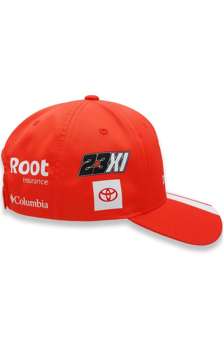 CHECKERED FLAG Men's Checkered Flag Red/White Bubba Wallace DoorDash Uniform Adjustable Hat, Alternate, color,