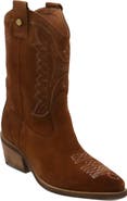 STIVALI NEW YORK Suede Unstoppable Western Cowboy Boots