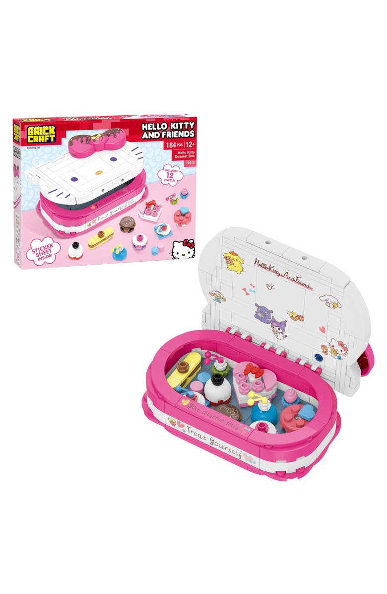 Brickcraft Hello Kitty Dessert Box Building Set, Main, color, Red