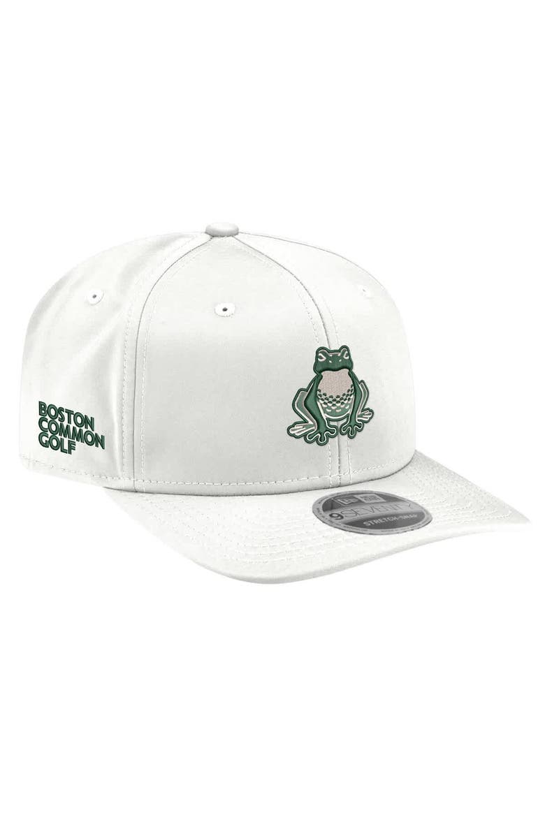 White Boston Common Golf Team COOLERA 9SEVENTY Adjustable Hat, Main, color, White
