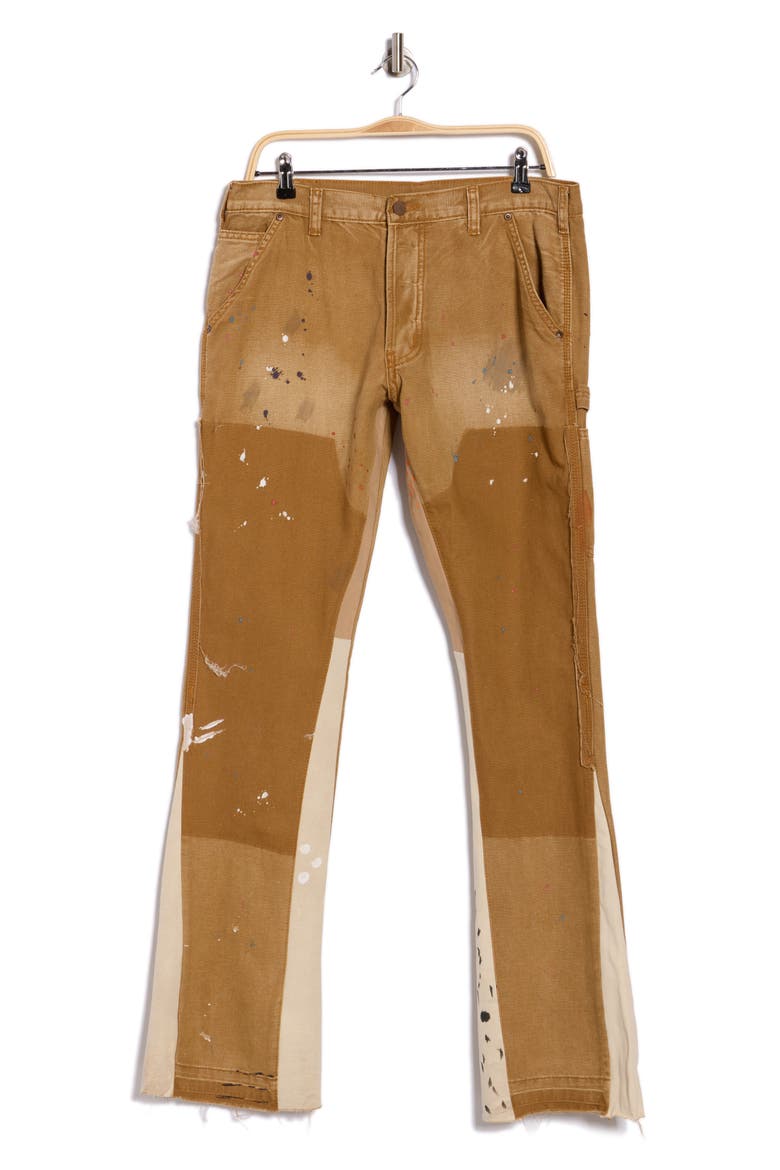 B243 Flare Jeans, Alternate, color, BROWN