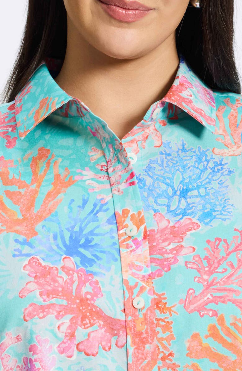 Foxcroft Meghan Cotton Button-Up Shirt, Alternate, color, 