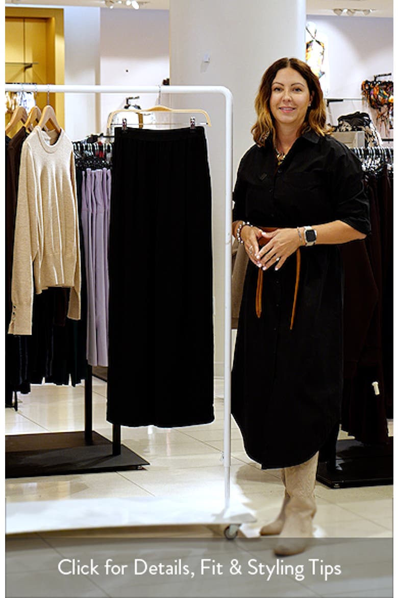 Wide Leg Pull-On Pants video