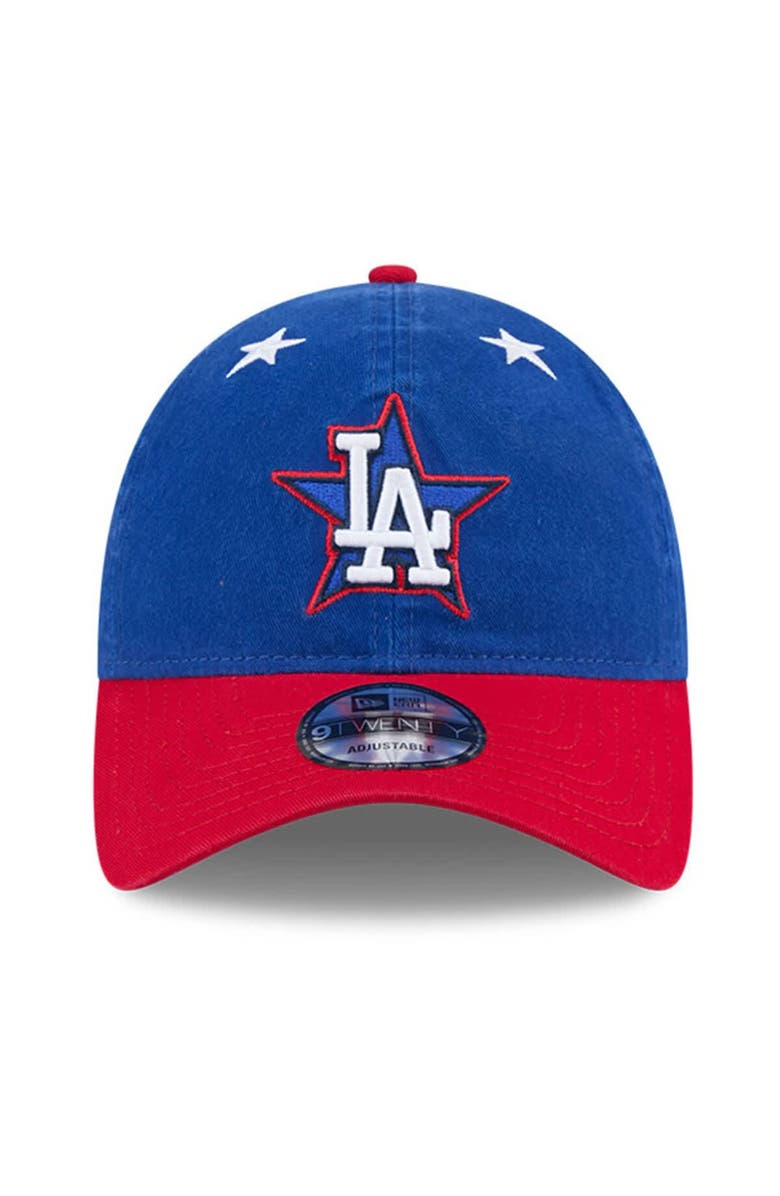 New Era Men's New Era Blue/Red Los Angeles Dodgers 2025 MLB All-Star Game Workout 9TWENTY Adjustable Hat, Alternate, color,