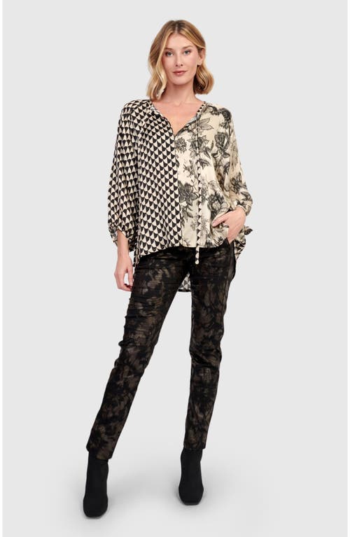 Alembika Fatima Draped Top In Multi