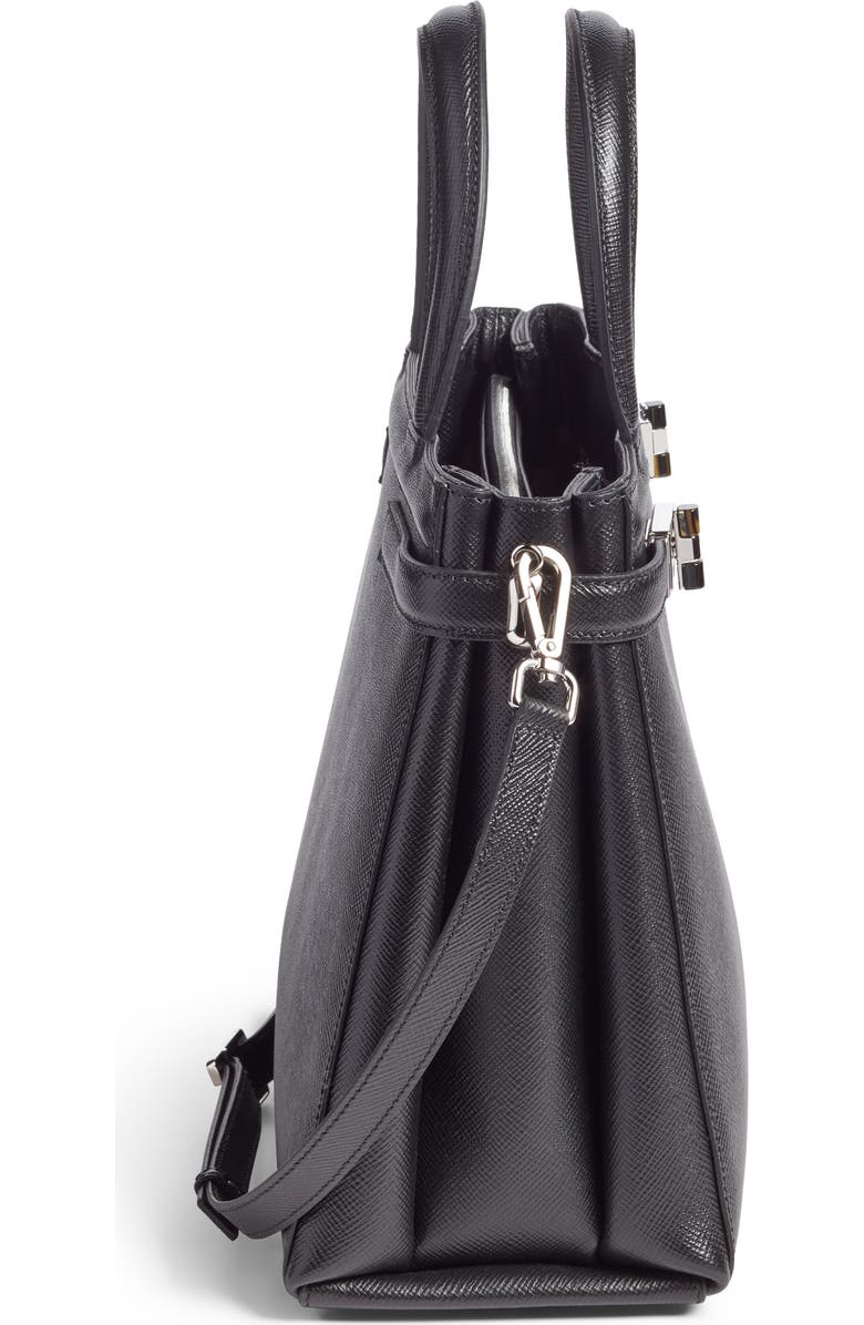 Serapian Milano Small Meline Evolution Leather Bag, Alternate, color,