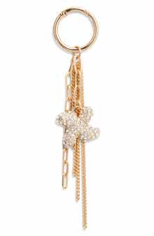 Pavé Crystal Inital Bag Charm