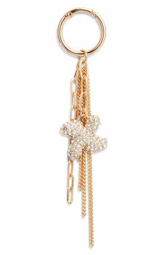 Pavé Crystal Inital Bag Charm