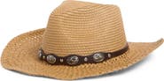 Vince Camuto Concho Trim Cowgirl Hat