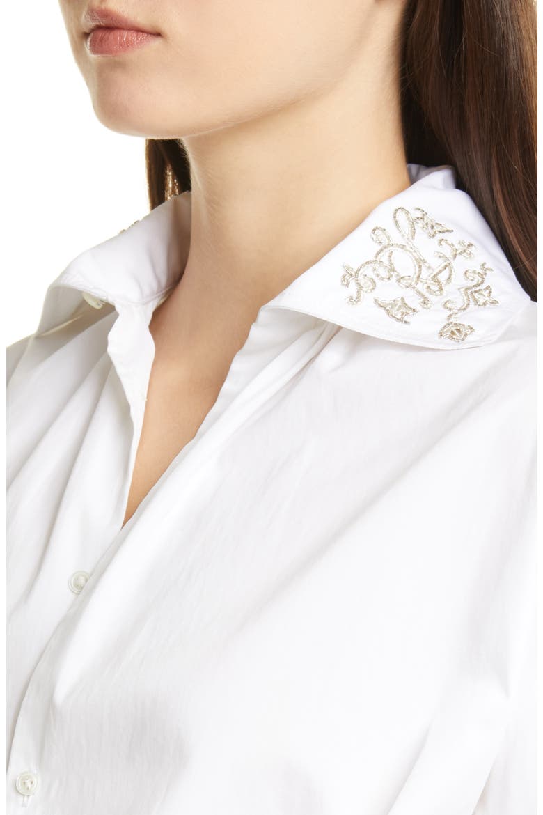 Balloon Sleeve Shirt, Alternate, color, WHITE