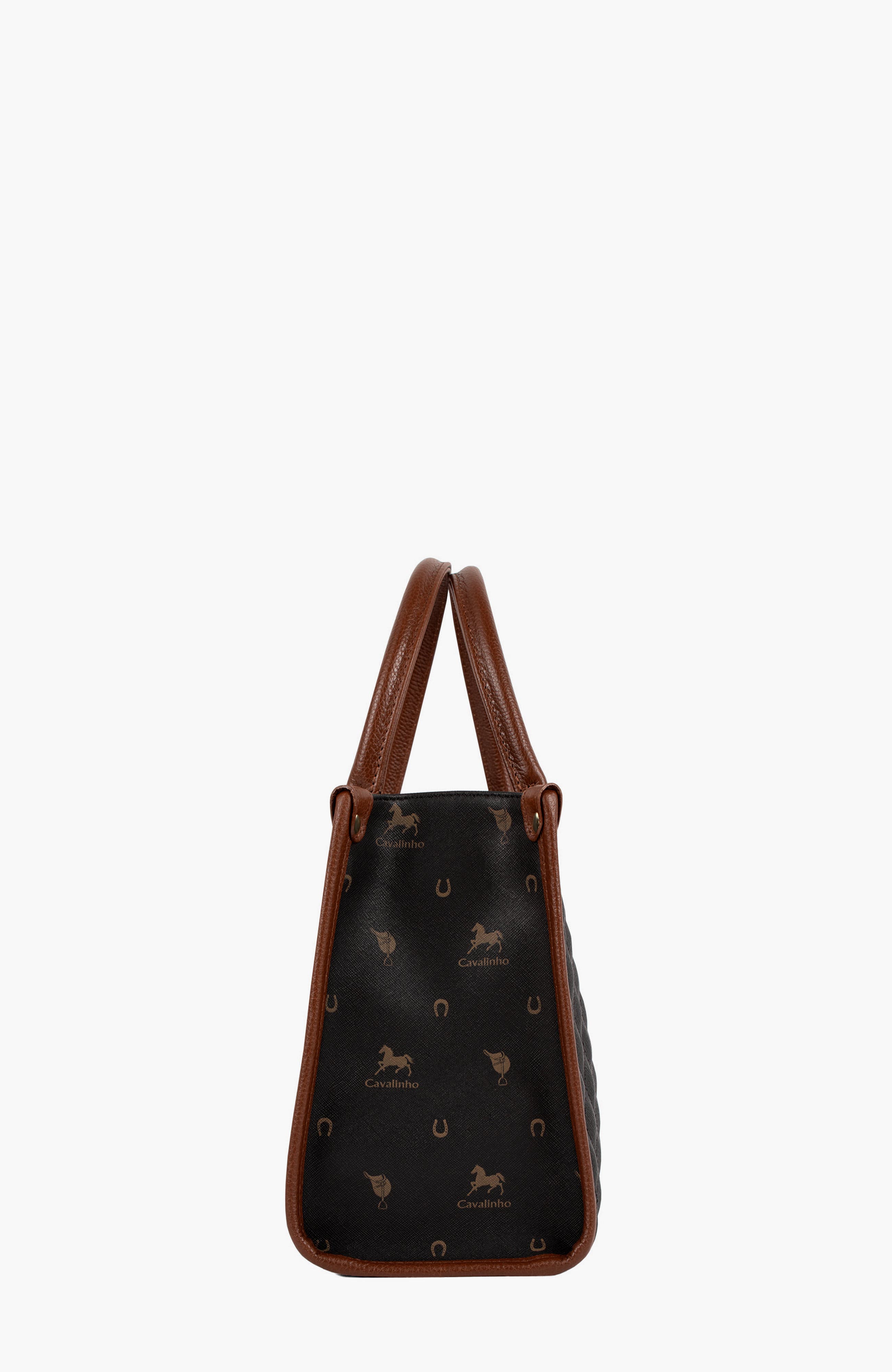 Di Cavallo Handbag 480, Alternate, color, Black / Brown