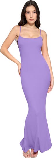knee length dresses for ladies Shapewear Modal Slimming Maxi Slip Dress  Popilush