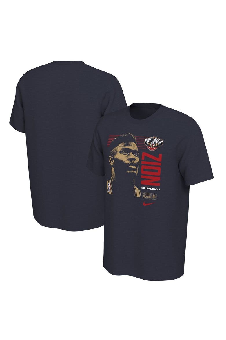 Men's Nike Zion Williamson Navy New Orleans Pelicans 2019 NBA Draft First Round Rookie T-Shirt, Main, color, Navy