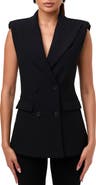 Naked Wardrobe Sleeveless Ponte Blazer Vest