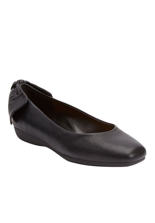Comfortview The Delia Slip On Flat In Black