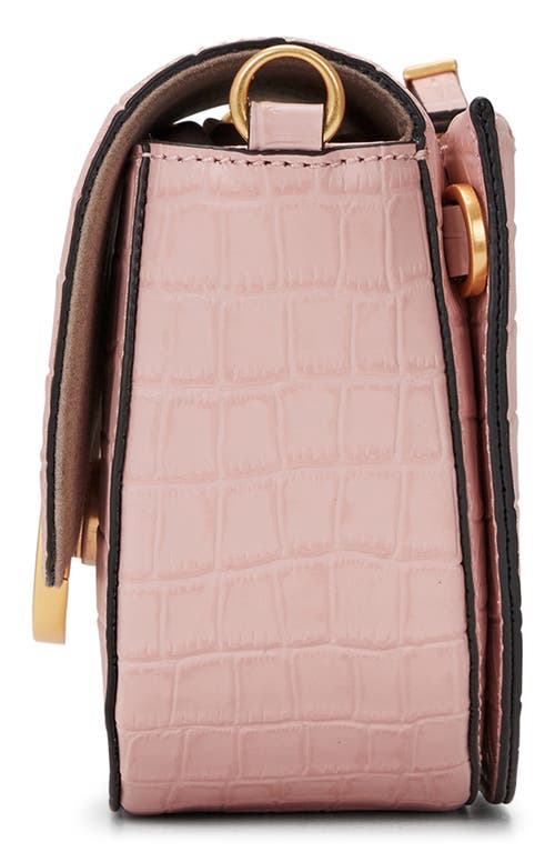 Oryany Lottie Croc Embossed Crossbody Bag In Pink