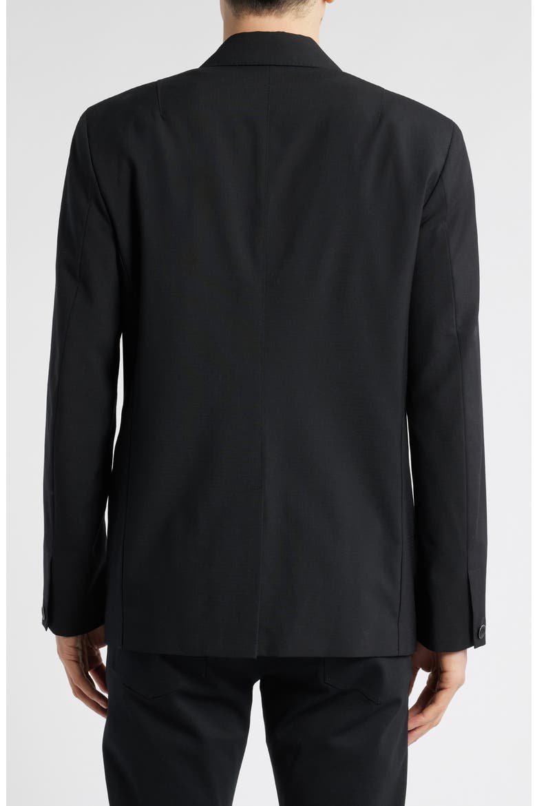 Butler Wool Blend Ripstop Sport Coat, Alternate, color, BLACK