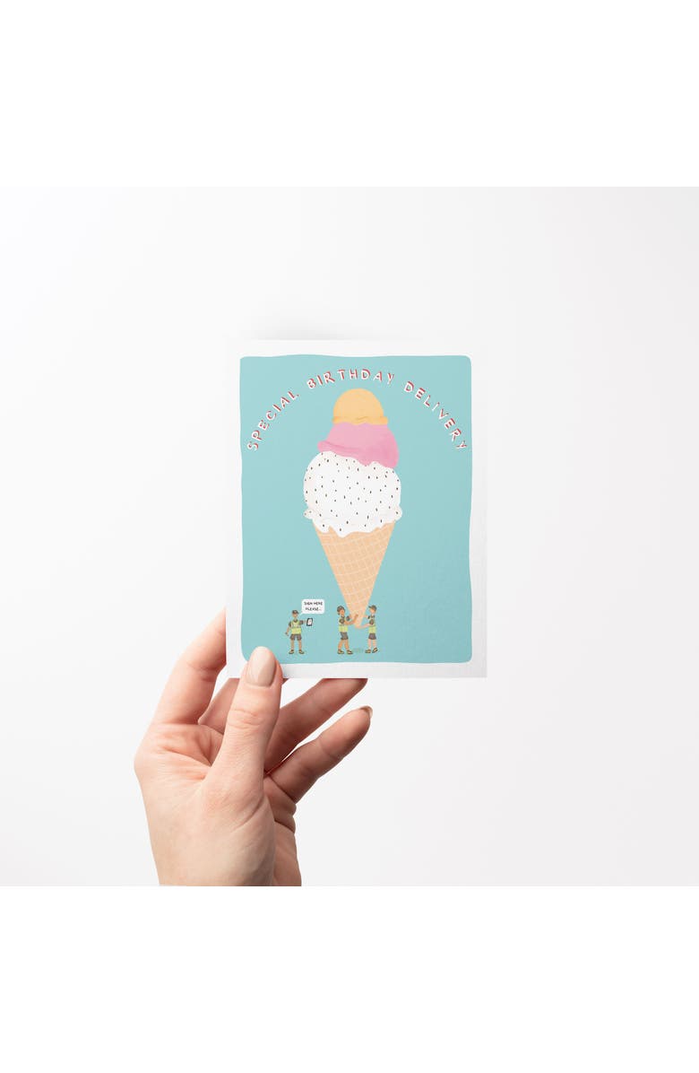 Ramus & Co Birthday Greeting Card Pack (3ct) "Ice Cream Delivery", Alternate, color, Multi-Pack